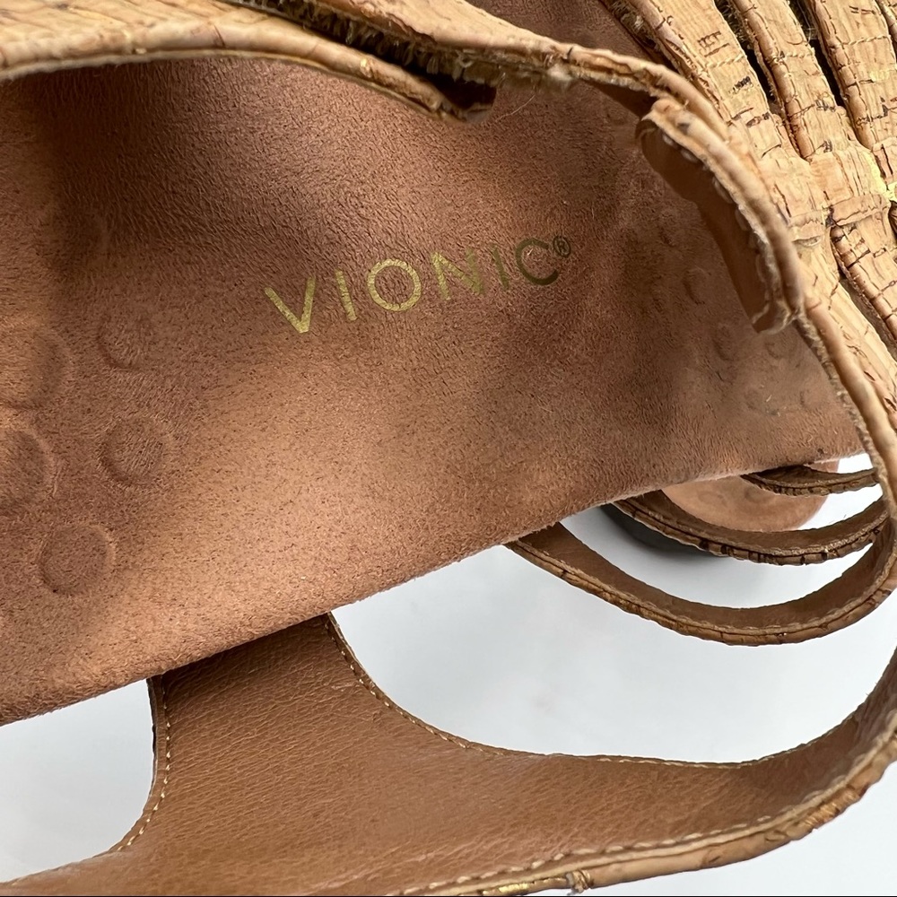 Vionic Harissa Slingback Natural Cork Women's Sandal Size 10 - Picture 7 of 7